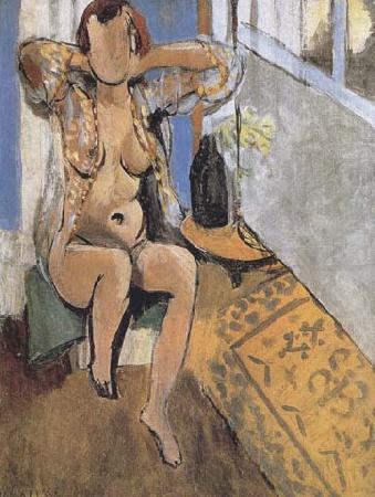 Nude Spanish Carpet (mk35), Henri Matisse